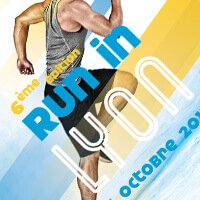 création d'affiche pour le run in lyon